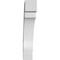 Ekena Millwork 6-in. W x 28-in. D x 34-in. H Merced Architectural Grade PVC Knee Brace BRCP06X28X34MRC - alternate 5